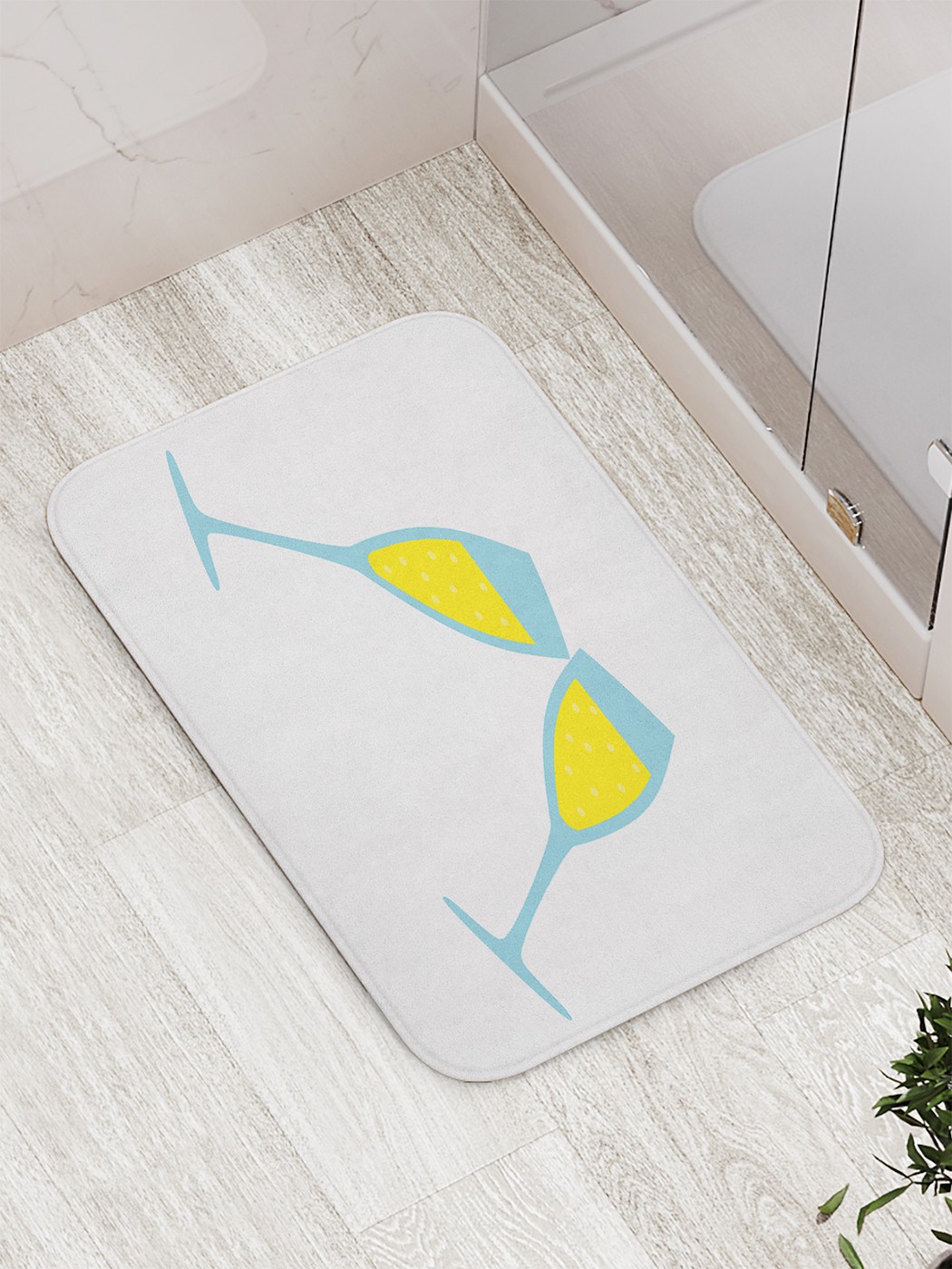 

bath_70814 Коврик противоскользящий для ванной, сауны, бассейна, 77х52 см
