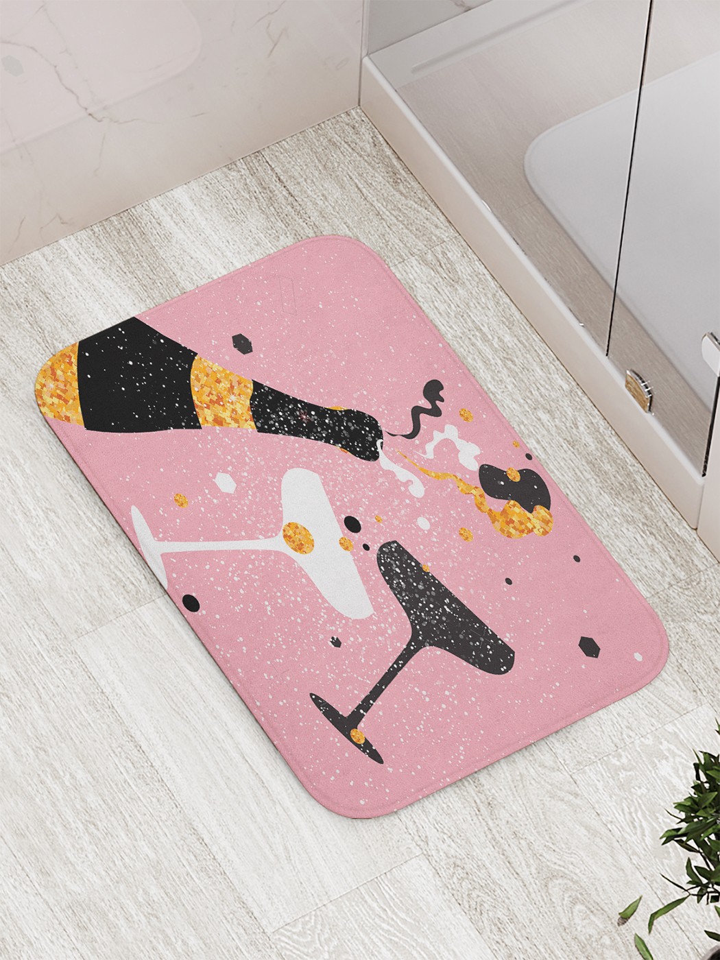 

bath_70810 Коврик противоскользящий для ванной, сауны, бассейна, 77х52 см