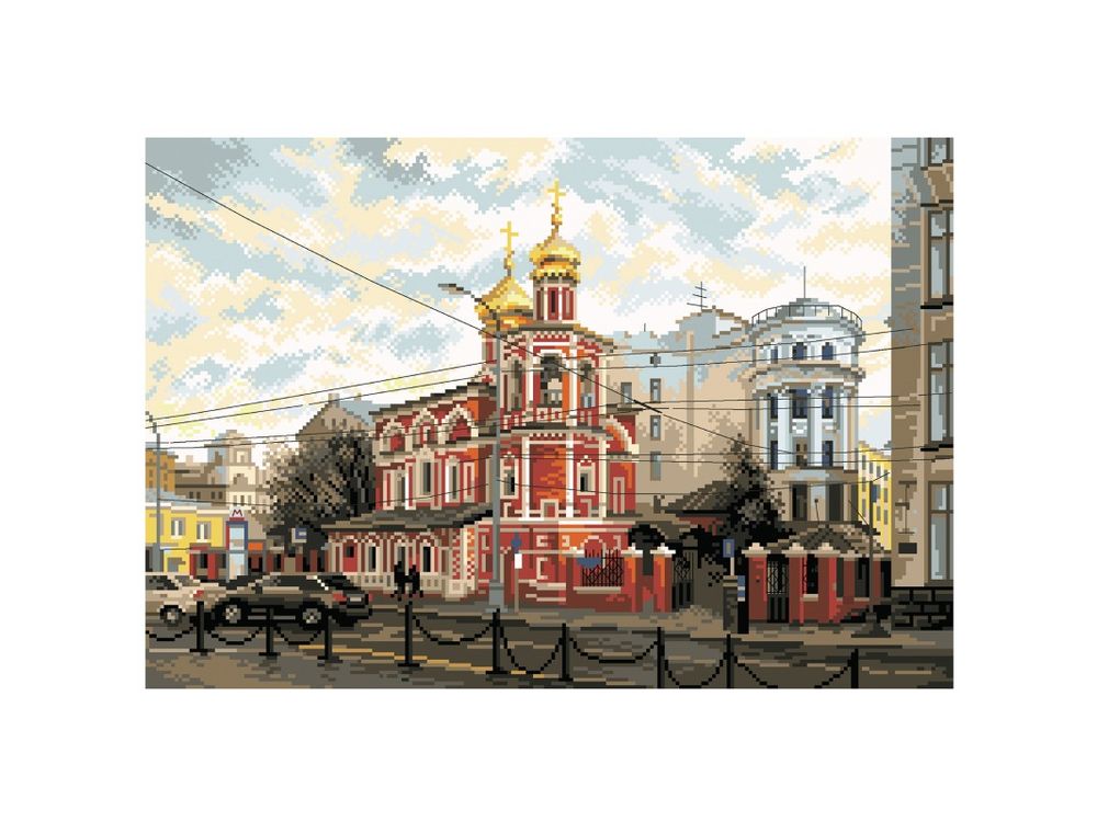 

Рисунок на канве «Славянская площадь», С рисунком