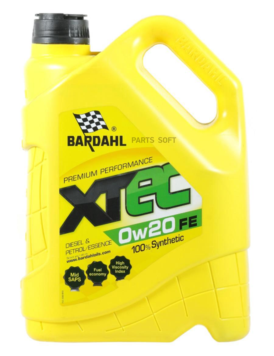 

Моторное масло BARDAHL FE VW 508.00/509.00 синтетическое 0W20 FE 5л