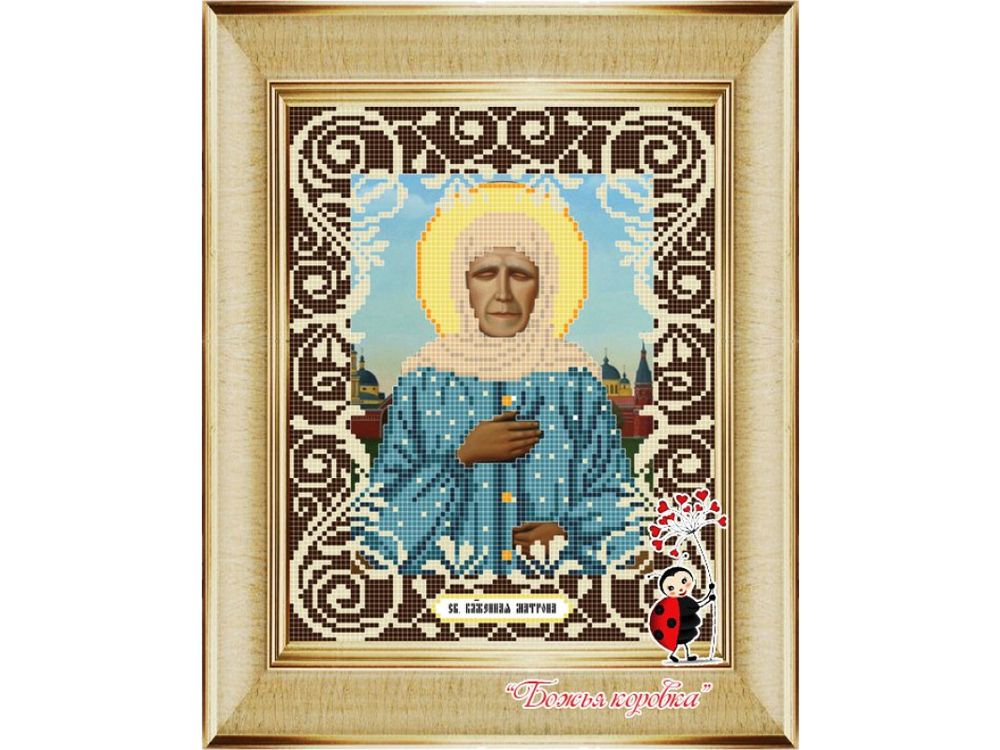 

Рисунок на ткани «Богородица Покрова»