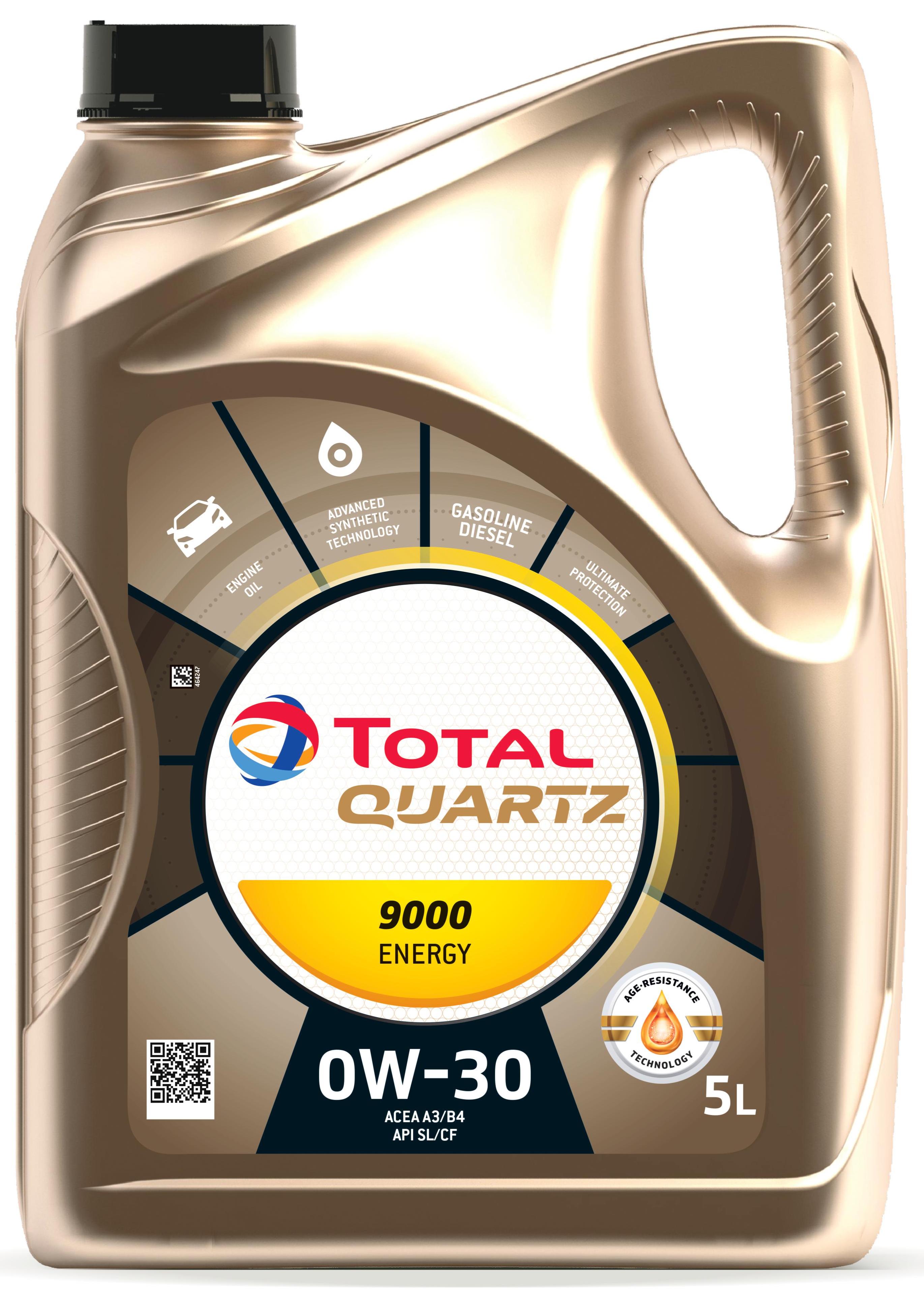 

Моторное масло TOTAL синтетическое QUARTZ 9000 ENERGY 0W30 5л