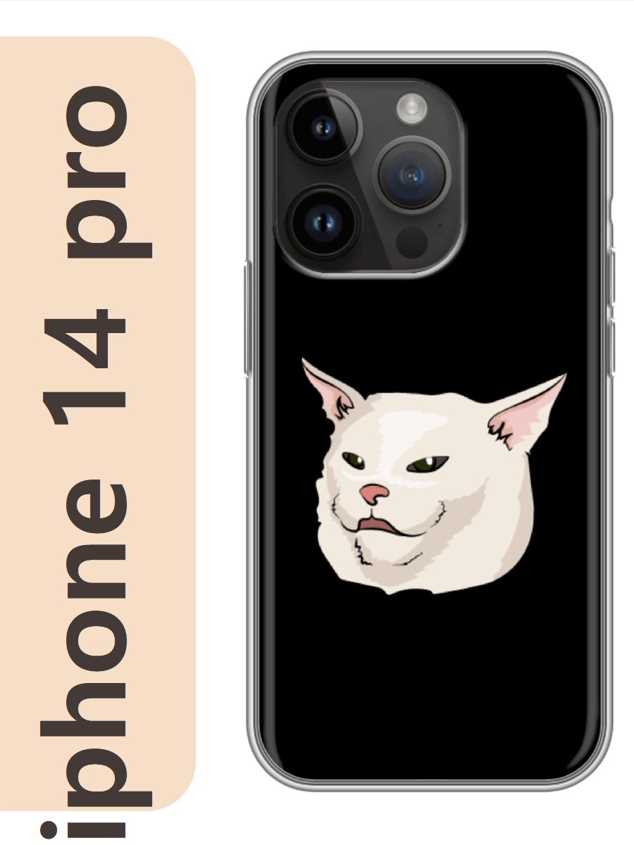 

Чехол на Apple Iphone 14 pro девушки и кот 712, Iphp14mems