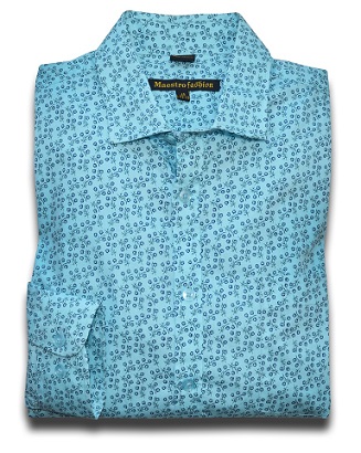 

Рубашка мужская Maestro student 30 бирюзовая 42/178-186, Бирюзовый, student 30