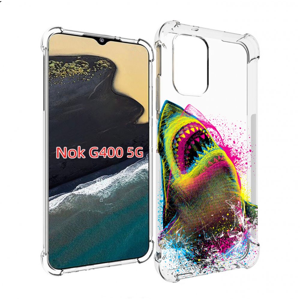 

Чехол MyPads челюсти-2 для Nokia G400 5G, Прозрачный, Tocco