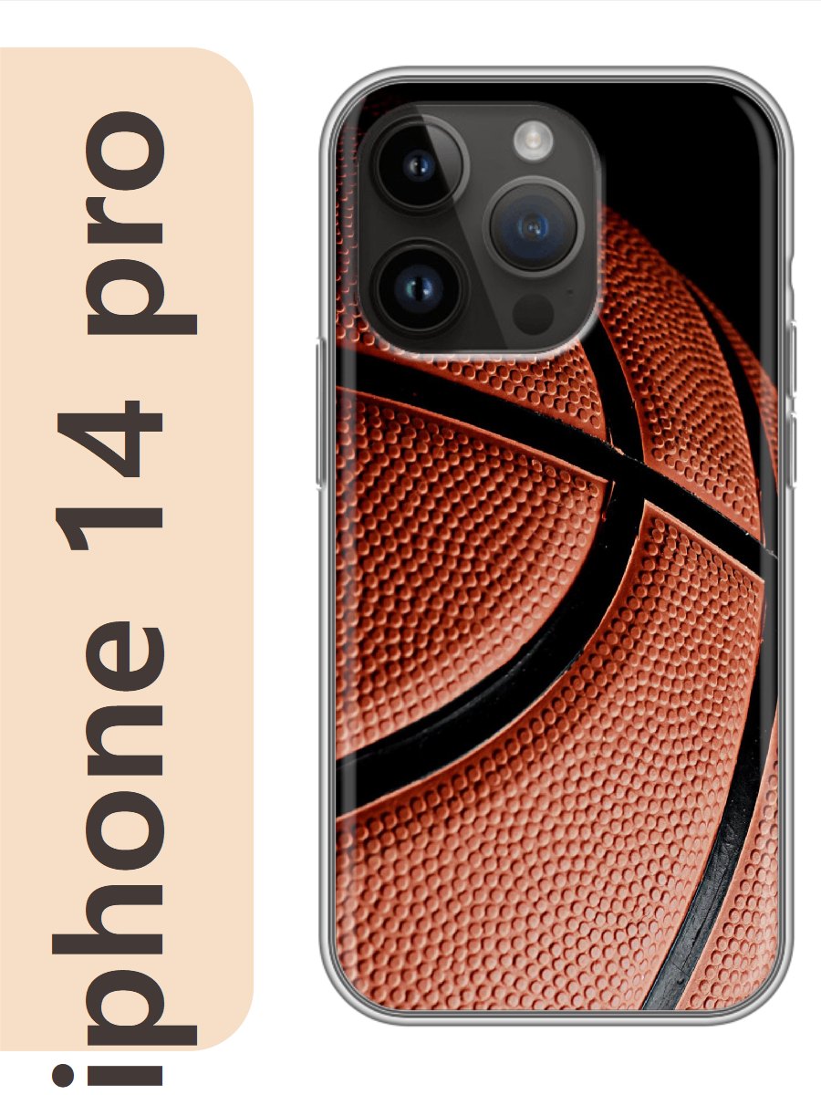 

Чехол на Apple Iphone 14 pro баскетбол 601, Прозрачный, Iphp14spor