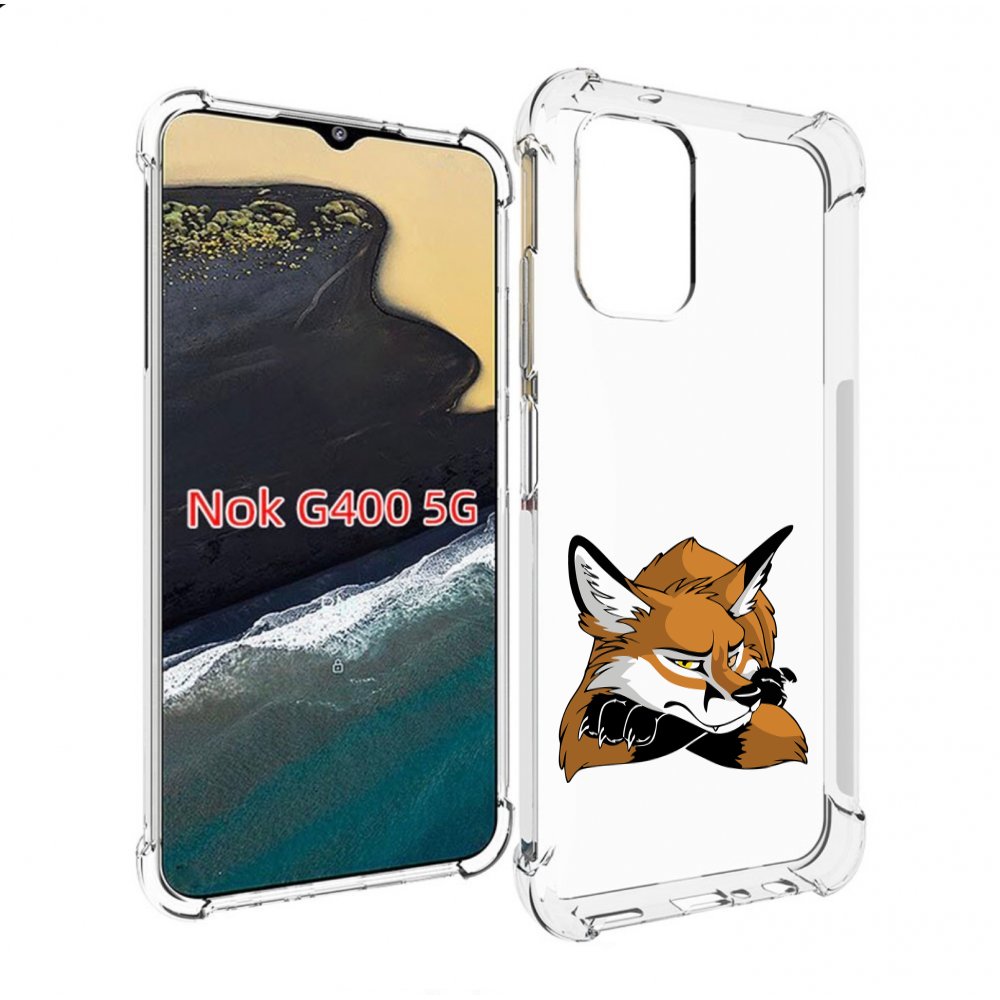 

Чехол MyPads фокс для Nokia G400 5G, Прозрачный, Tocco