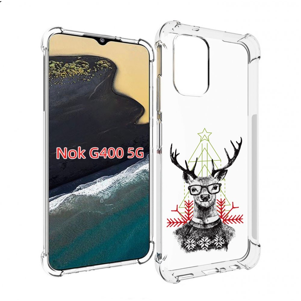 

Чехол MyPads умный олень для Nokia G400 5G, Прозрачный, Tocco