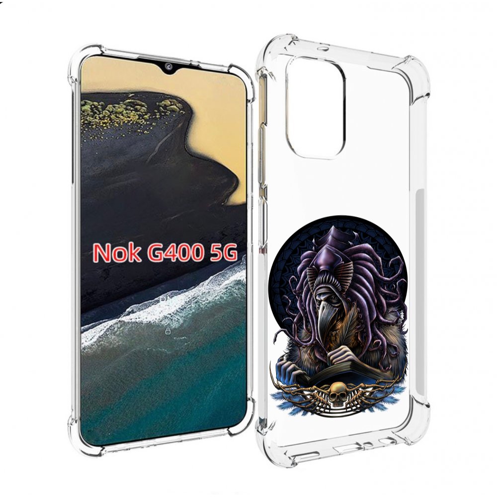 

Чехол MyPads умный ворон для Nokia G400 5G, Прозрачный, Tocco