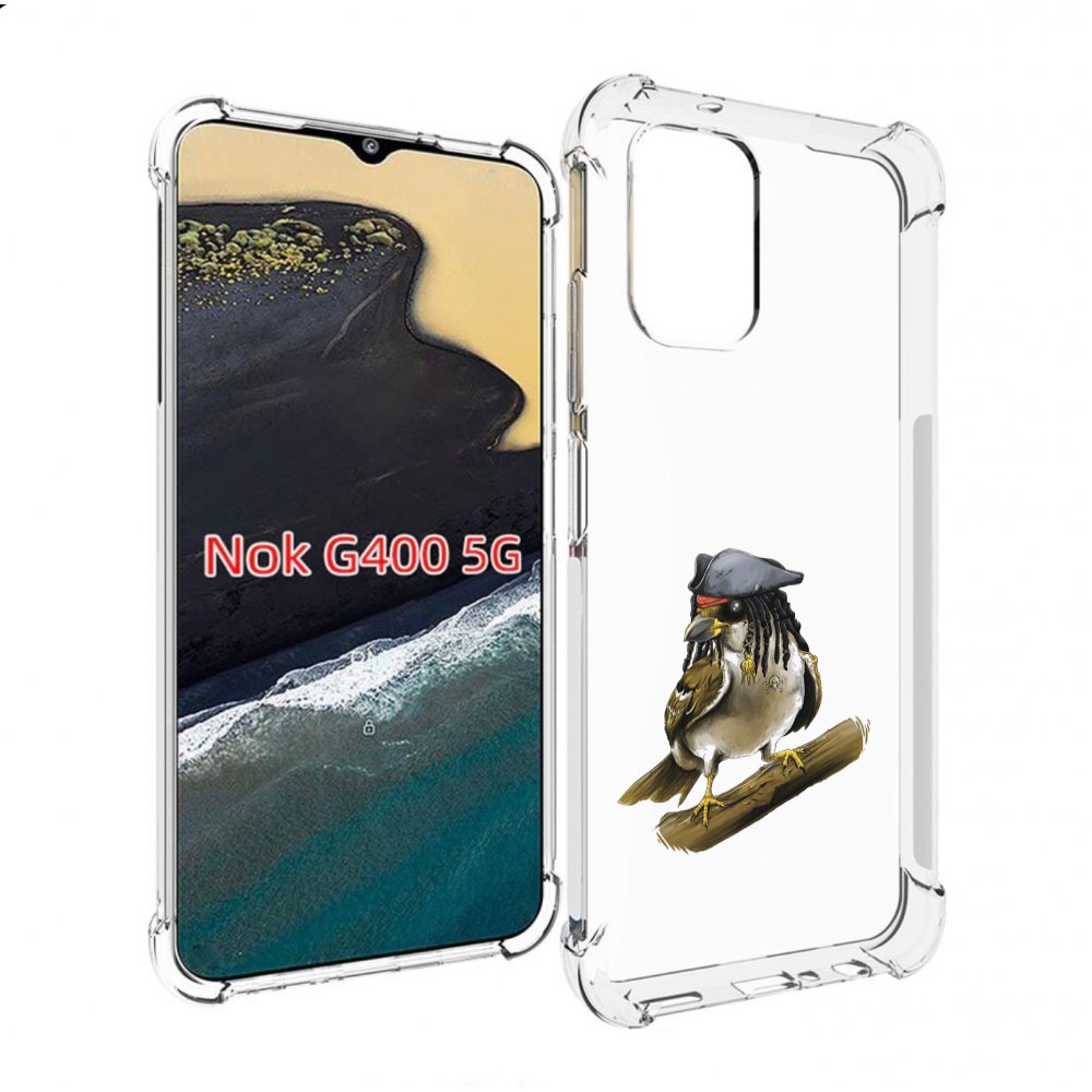 

Чехол MyPads Джек воробей для Nokia G400 5G, Прозрачный, Tocco