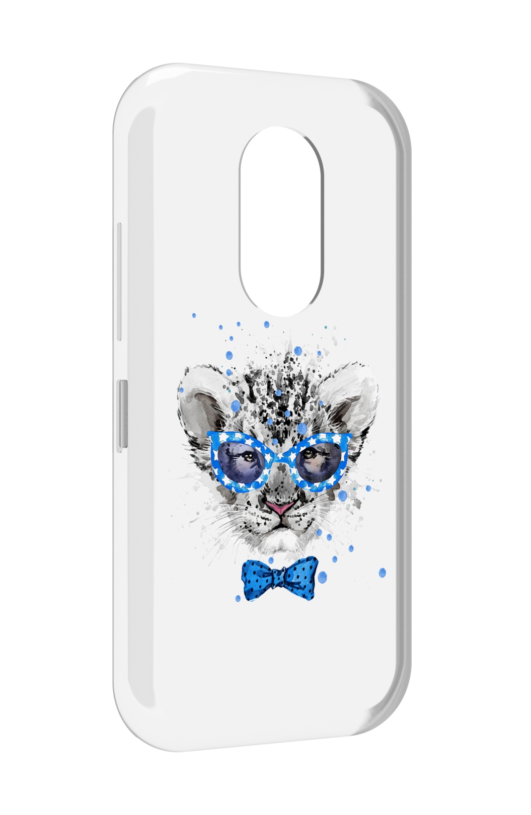 

Чехол MyPads тигренок с бабочкой для Doogee S61 / S61 Pro, Прозрачный, Tocco