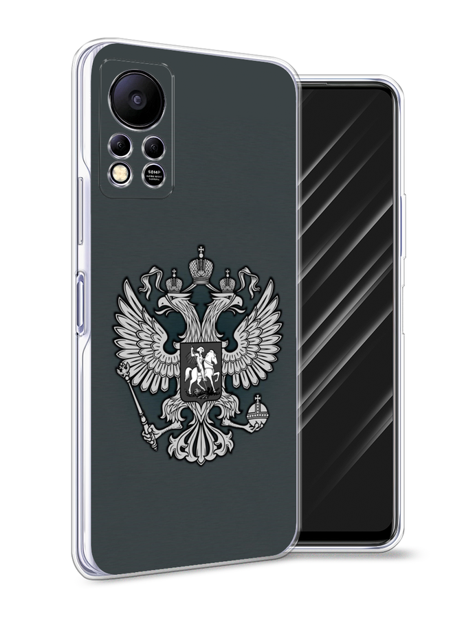 

Чехол Awog на Infinix HOT 11S NFC "Герб России серый", Разноцветный, 3100950-5