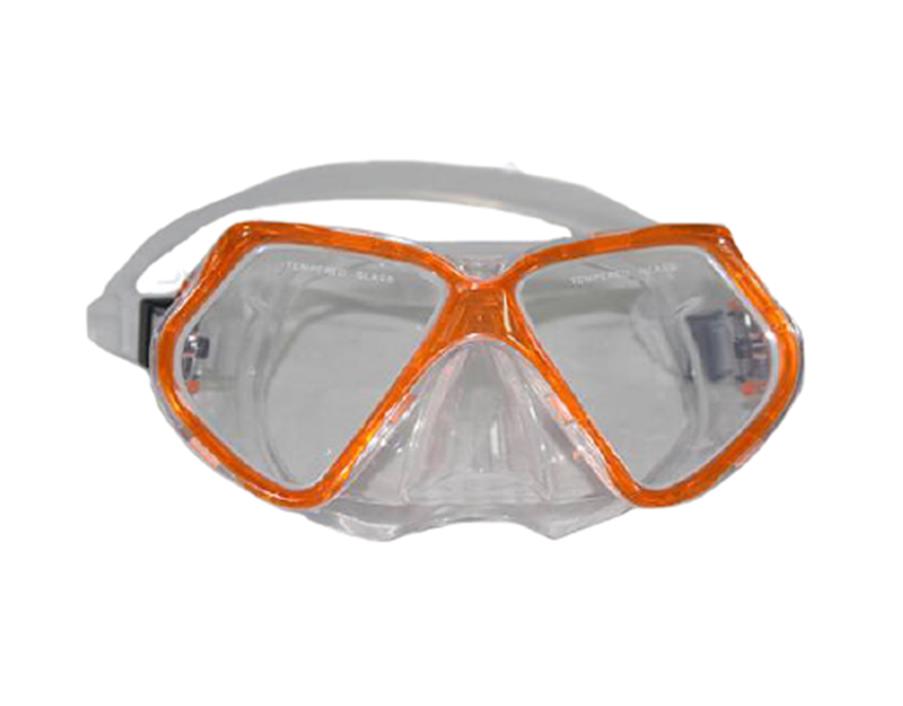 

Маска для плавания Cliff M2526 PVC оранжевая, M2526 PVC