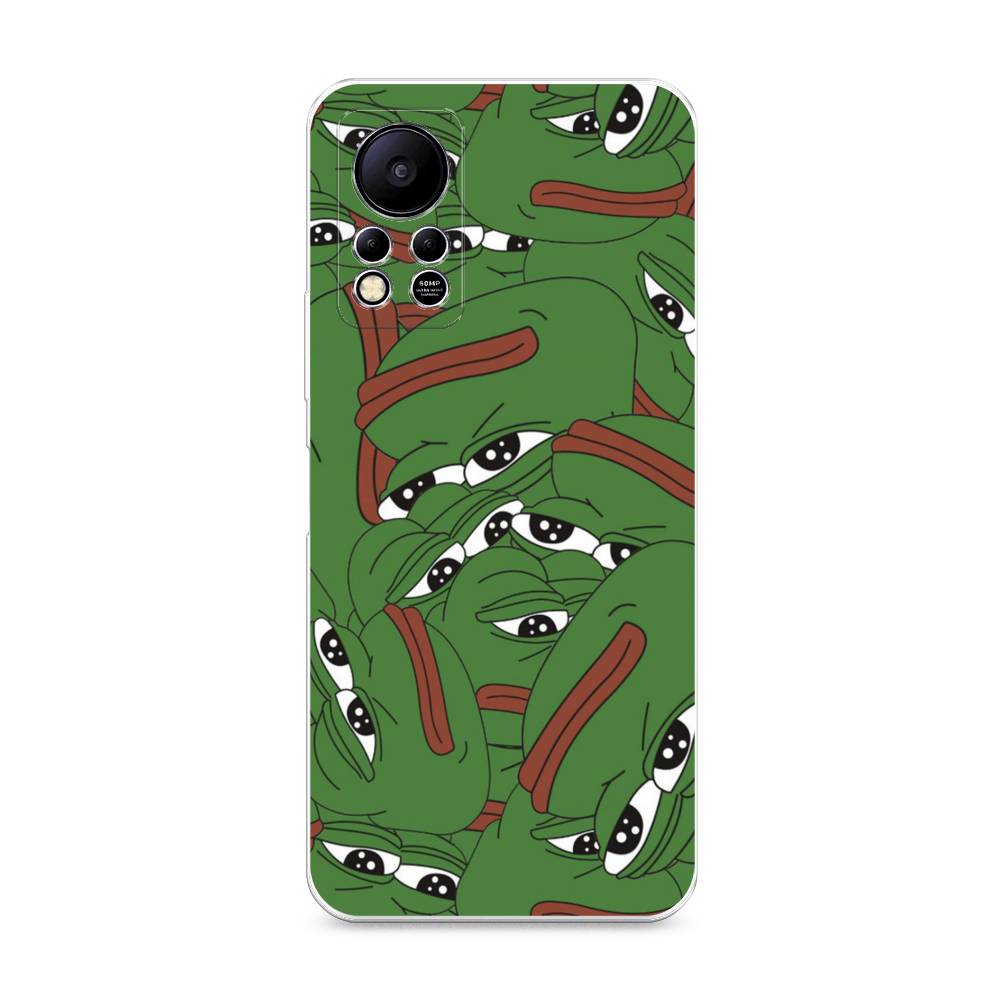 

Чехол Awog на Infinix HOT 11S NFC "Печальный frog", Разноцветный, 3100950-9