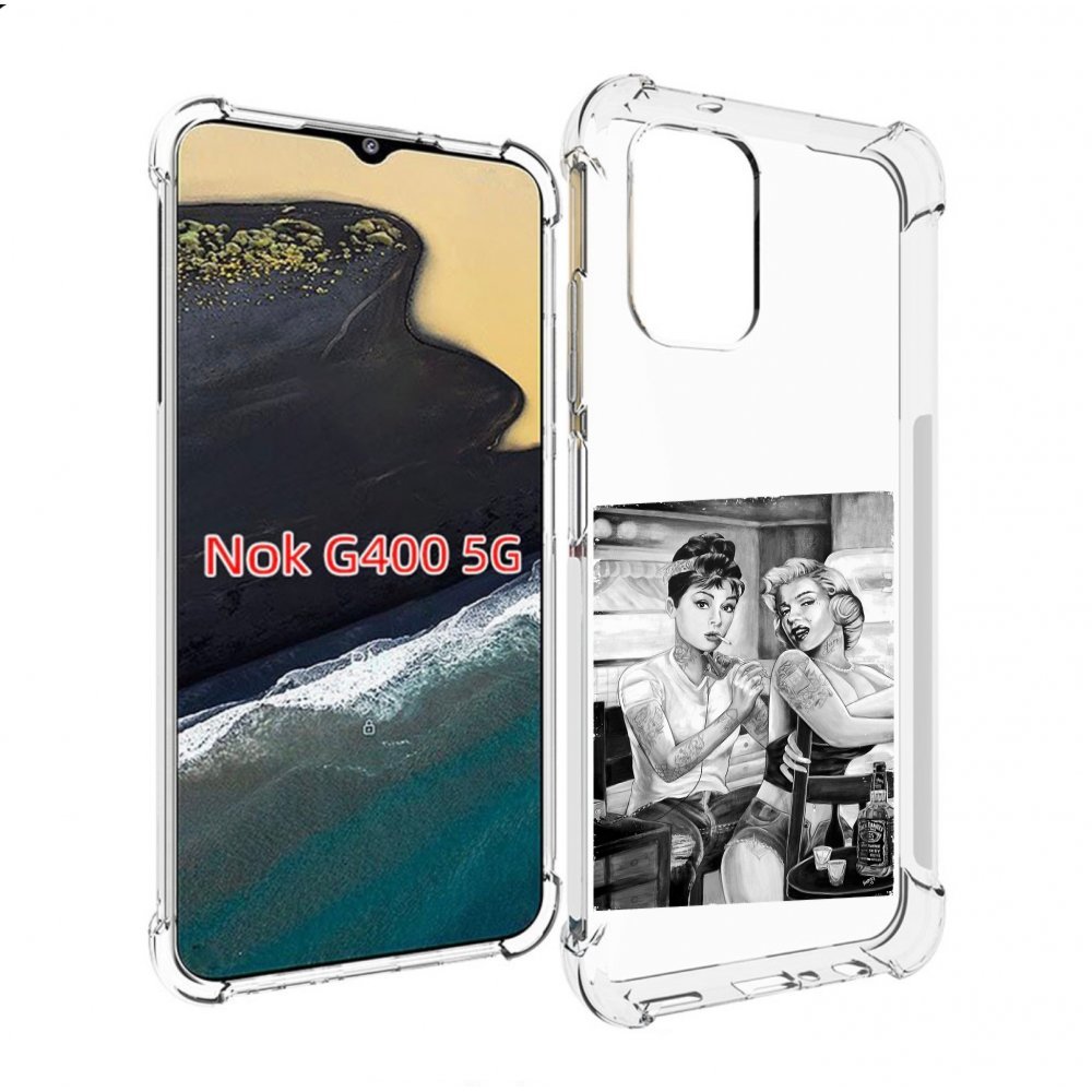 

Чехол MyPads тату мастер для Nokia G400 5G, Прозрачный, Tocco