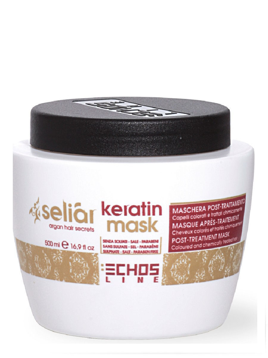 Купить Маска для волос Echos Line Seliar с аргановым маслом, 500 мл, Echos Line Seliar Маска для волос с аргановым маслом