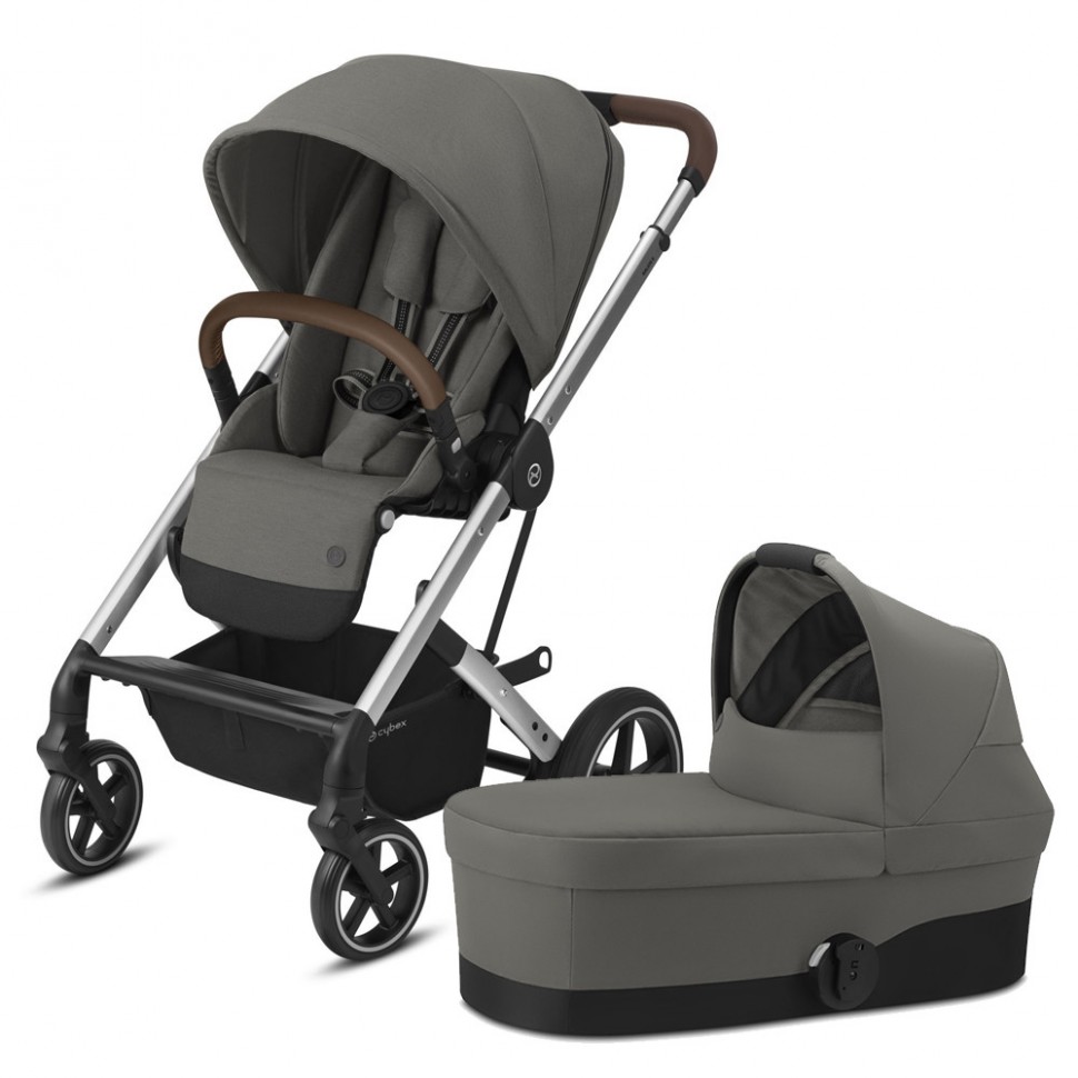 

Коляска 2 в 1 Cybex Balios S Lux (Soho Grey SLV)