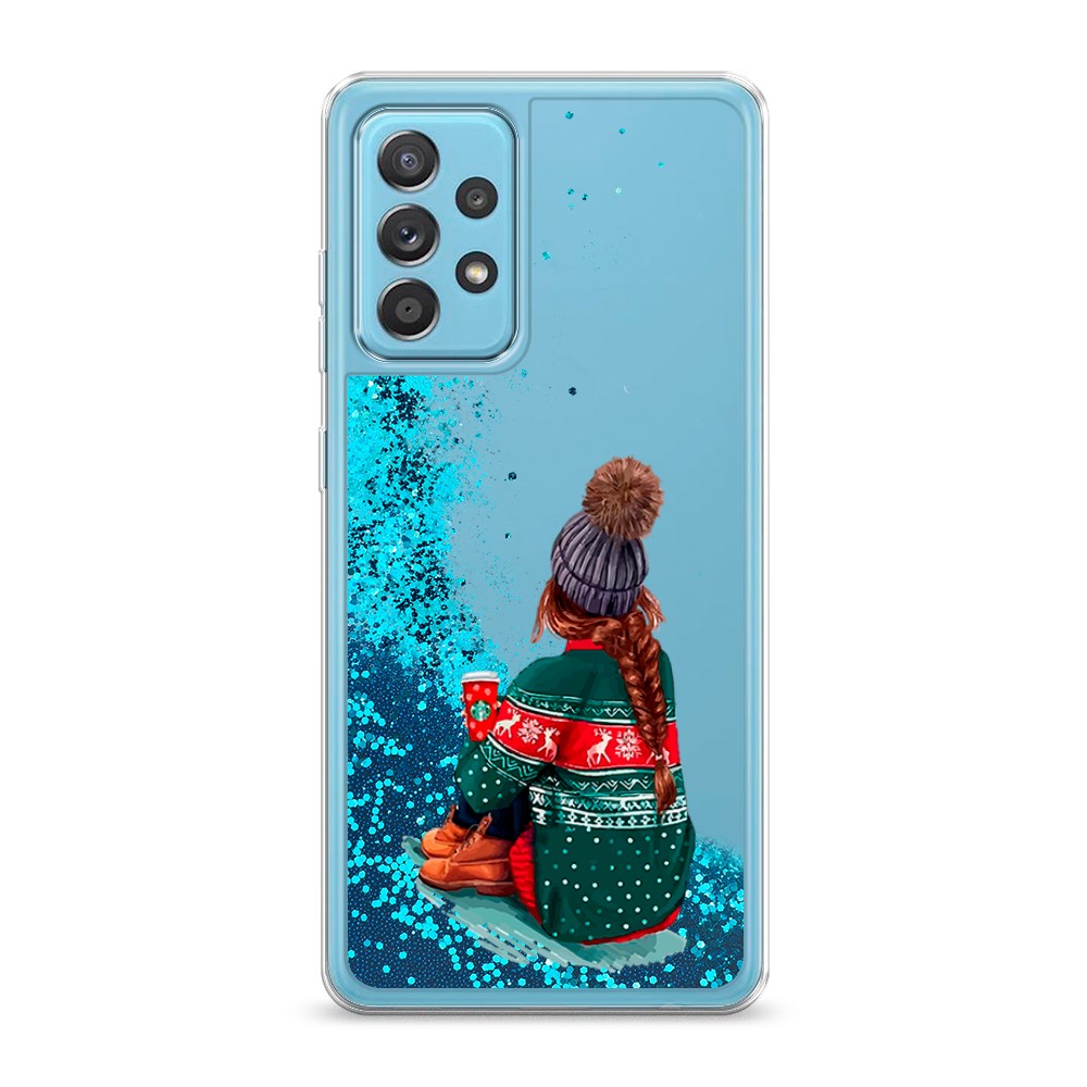 

Жидкий чехол с блестками "Winter dreams" на Samsung Galaxy A52, 2102493-1