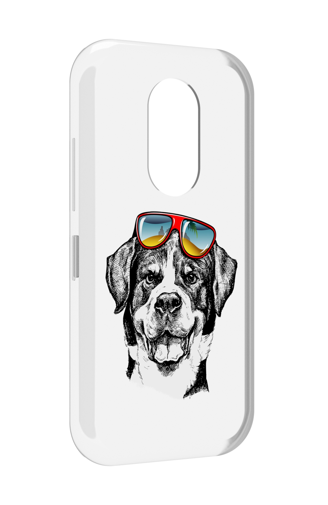 

Чехол MyPads счастливая собака для Doogee S61 / S61 Pro, Прозрачный, Tocco