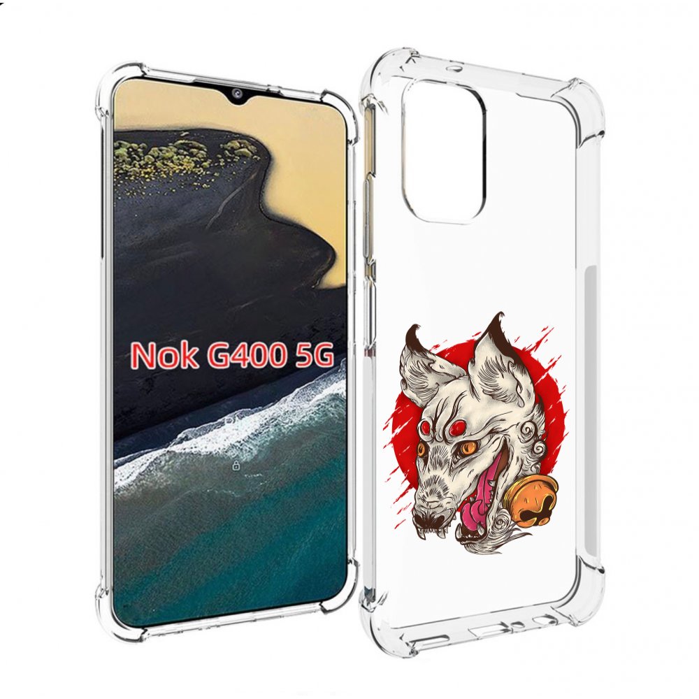 

Чехол MyPads страшная собака для Nokia G400 5G, Прозрачный, Tocco