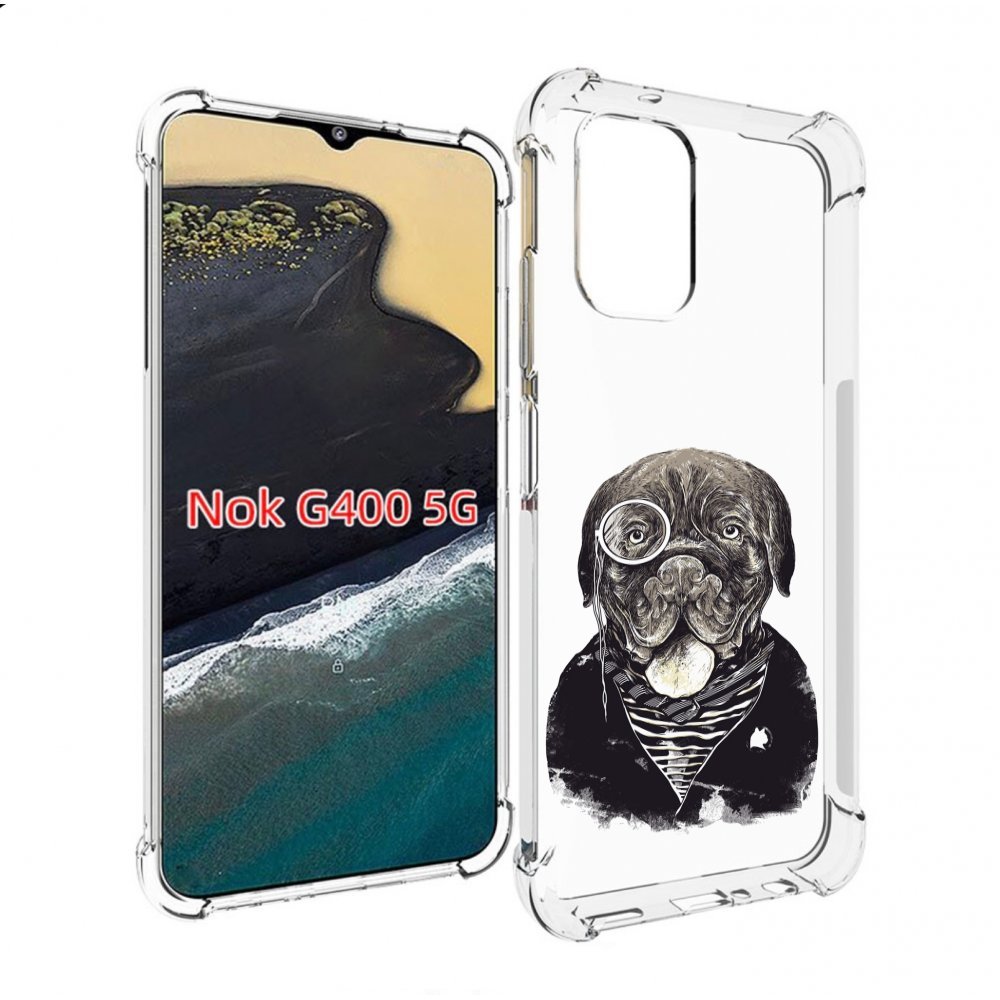 

Чехол MyPads солидный песик для Nokia G400 5G, Прозрачный, Tocco