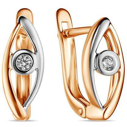 

Серьги женские из золота Лукас-Голд E01-Z-27355-Z, фианит, E01-Z-27355-Z