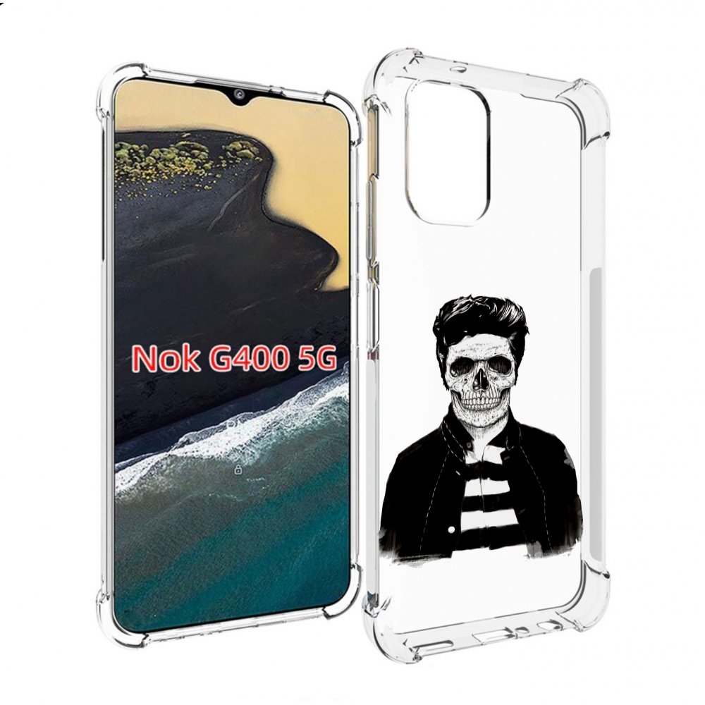 

Чехол MyPads скелет для Nokia G400 5G, Прозрачный, Tocco