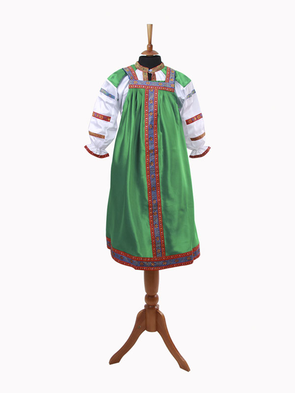 

Сарафан детский атлас (Цв: Зеленый Размер: 10 лет)