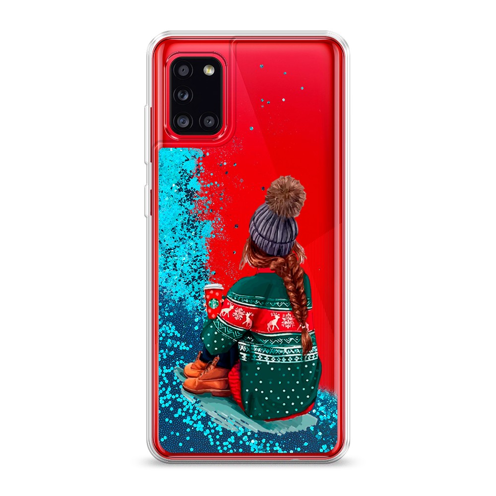 

Жидкий чехол с блестками "Winter dreams" на Samsung Galaxy A31, 2100393-1
