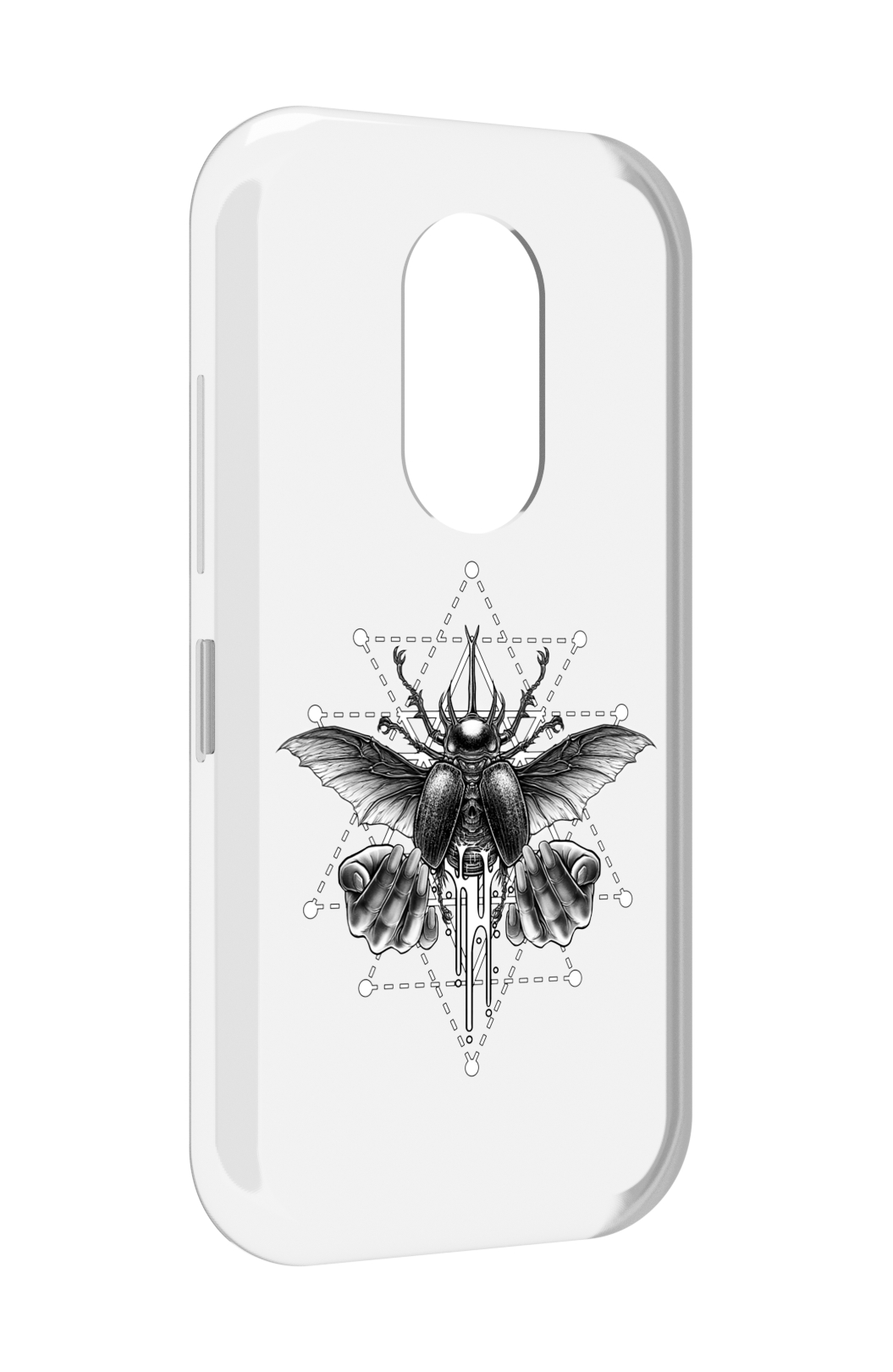 

Чехол MyPads скарабей для Doogee S61 / S61 Pro, Прозрачный, Tocco