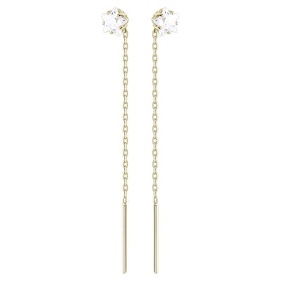 

Серьги из желтого золота с фианитом Эстет 01С135805, 01С135805