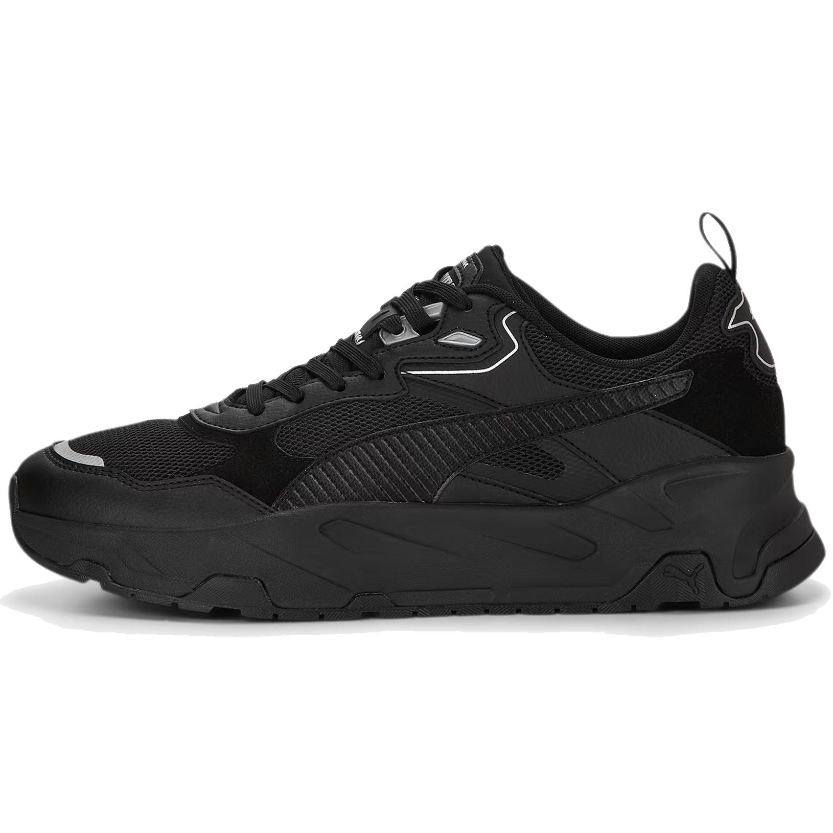 

Кроссовки унисекс PUMA Trinity черные 43 EU, Черный, Trinity