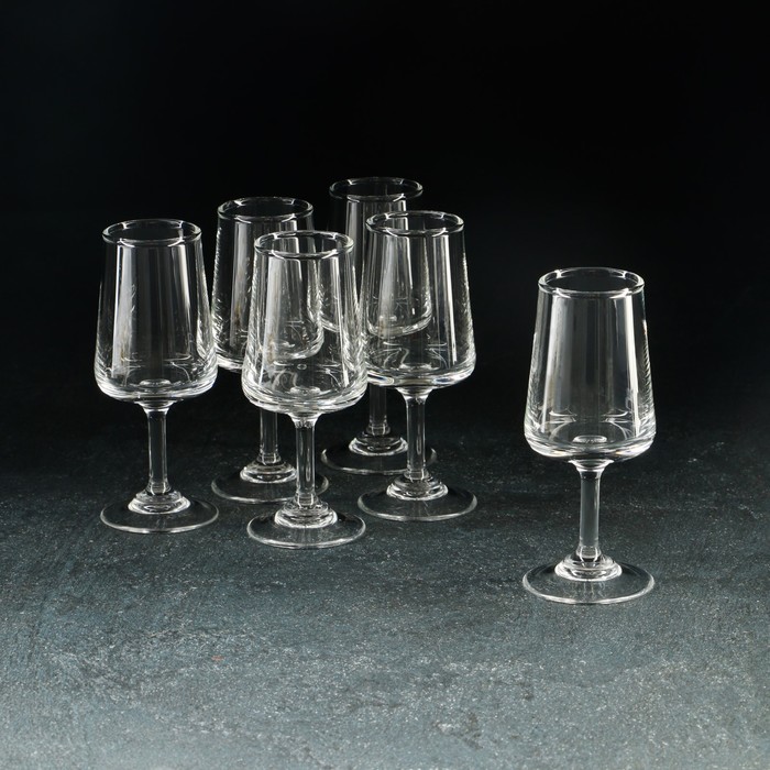 

Набор рюмок Sherry glass set, стеклянный, 50 мл, 6 шт, Прозрачный