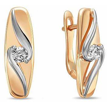 

Серьги женские из золота Лукас-Голд E01-Z-59901-Z, фианит, E01-Z-59901-Z