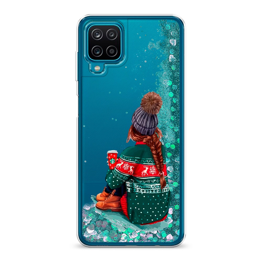 

Жидкий чехол с блестками "Winter dreams" на Samsung Galaxy A12, 2101695-1