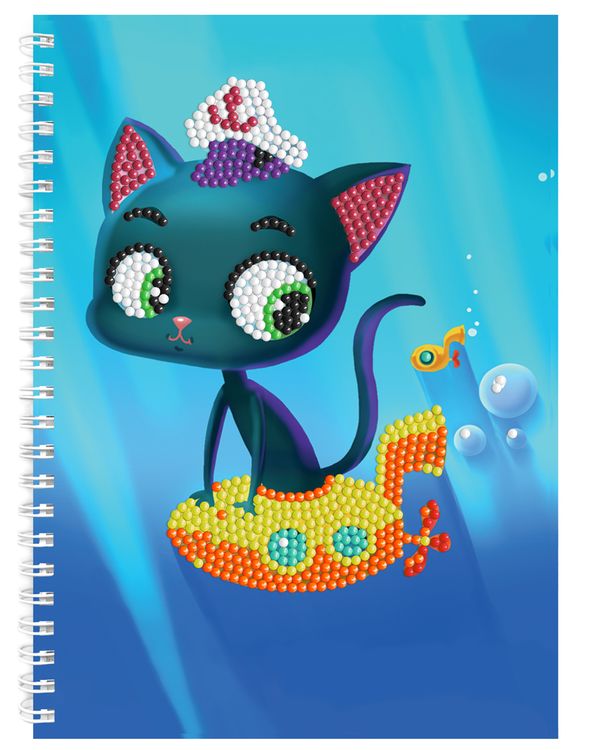 

Алмазная мозаика - тетрадь Color KIT «Кот-капитан»