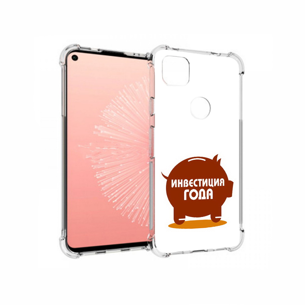 

Чехол MyPads Tocco для Google Pixel 4A инвестиция, Прозрачный, Tocco