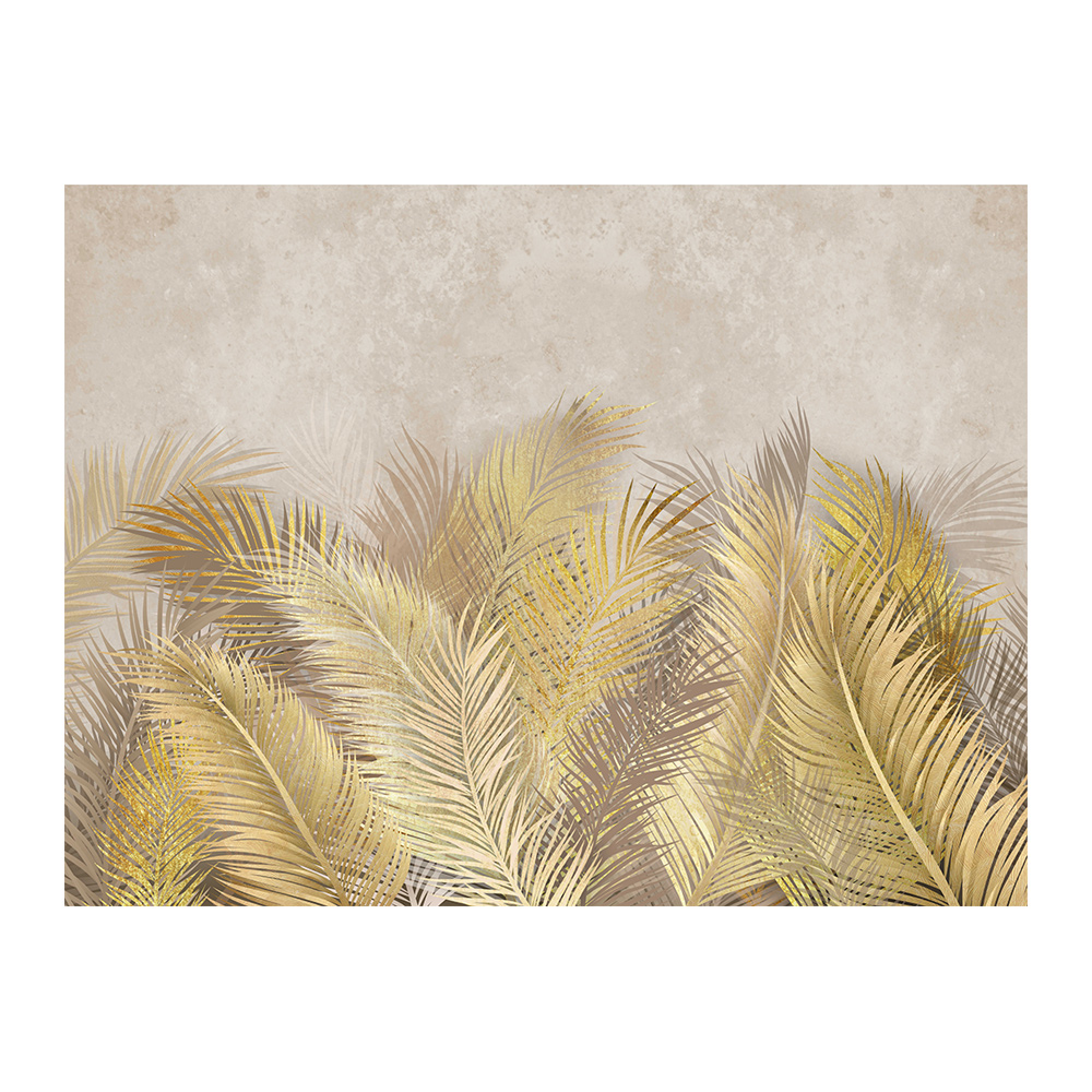фото Фотообои флизелиновые встык verol "золотые листья" 12 м2, 3,0х4,0 м, 96-ффо-05210