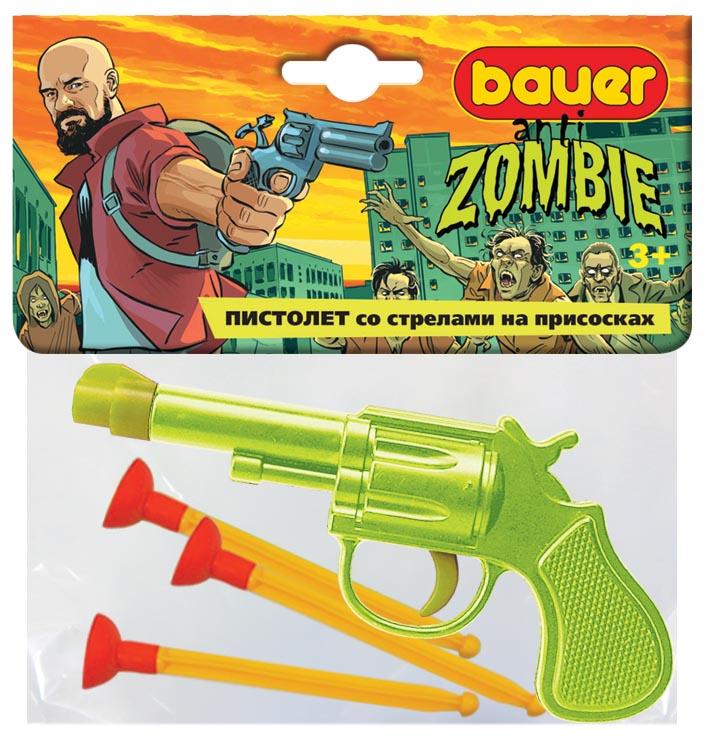 фото Пистолет со стрелами охотник на зомби, зеленый bauer