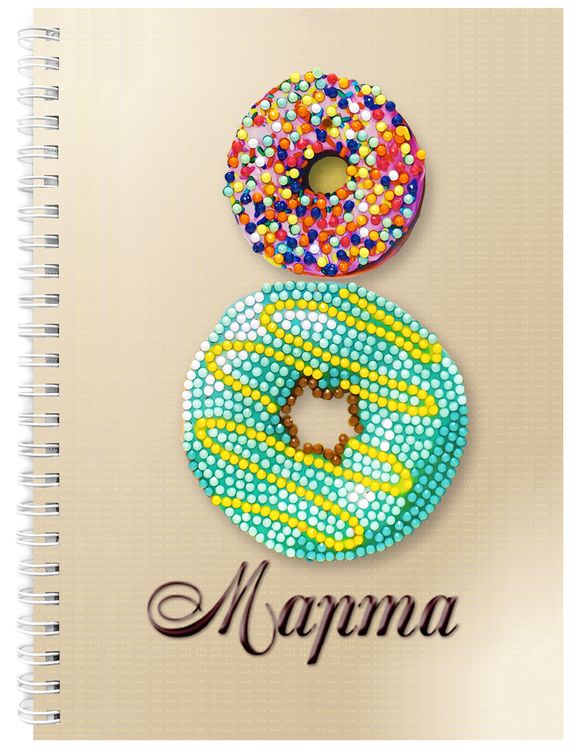 

Алмазная мозаика - тетрадь Color KIT «С 8 Марта»