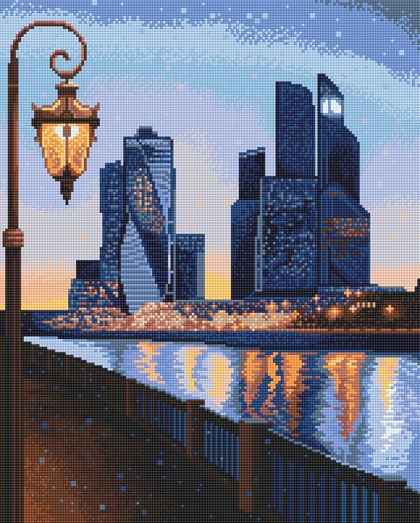 

Алмазная вышивка Алмазное Хобби «Прогулки по Москве»