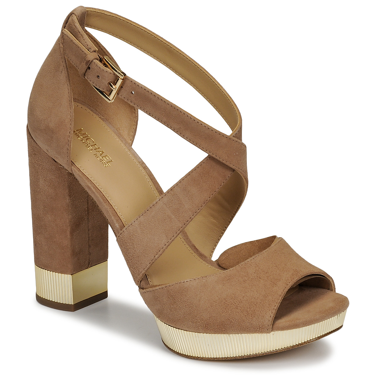 

Босоножки женские MICHAEL Michael Kors 12227562 бежевые 41 EU, Бежевый, 12227562