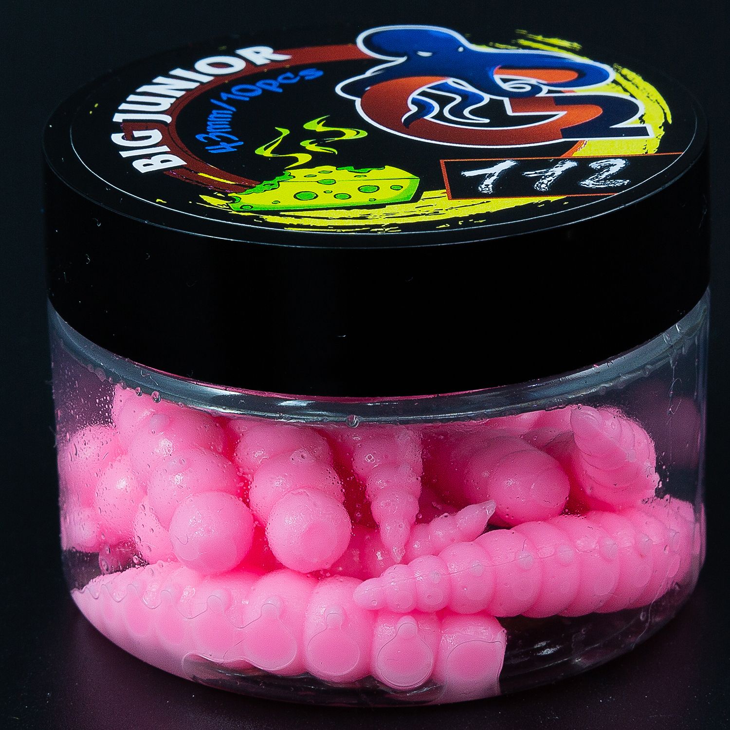 

Силиконовые форелевые приманки G2 big junior 43 мм аттрактант сыр 10 шт цвет 112, big junior