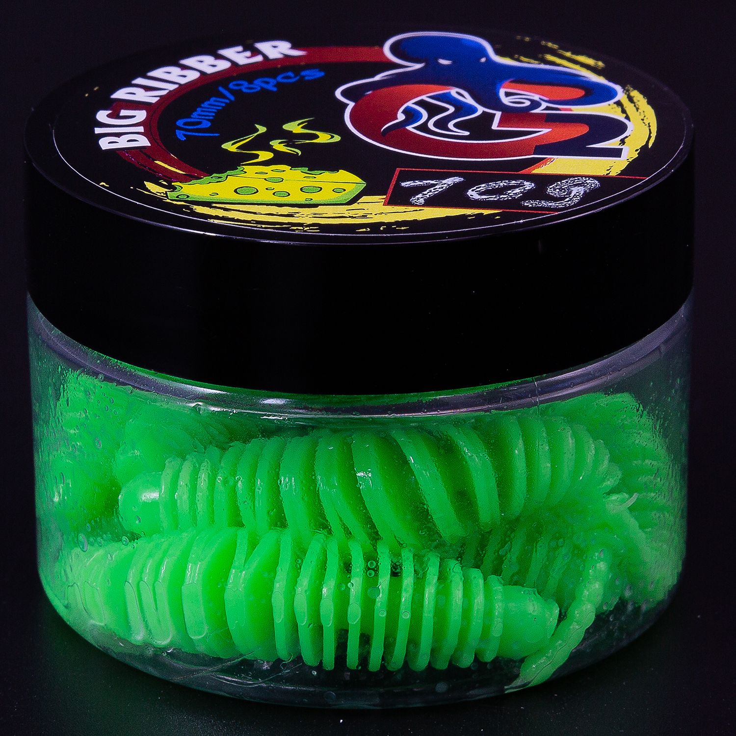

Силиконовые форелевые приманки G2 big ribber 70 мм аттрактант сыр 8 шт цвет 109, big ribber