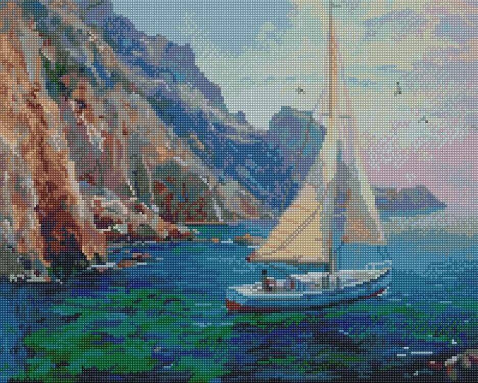 

Алмазная вышивка Paintboy (Premium) «У скалистого берега»