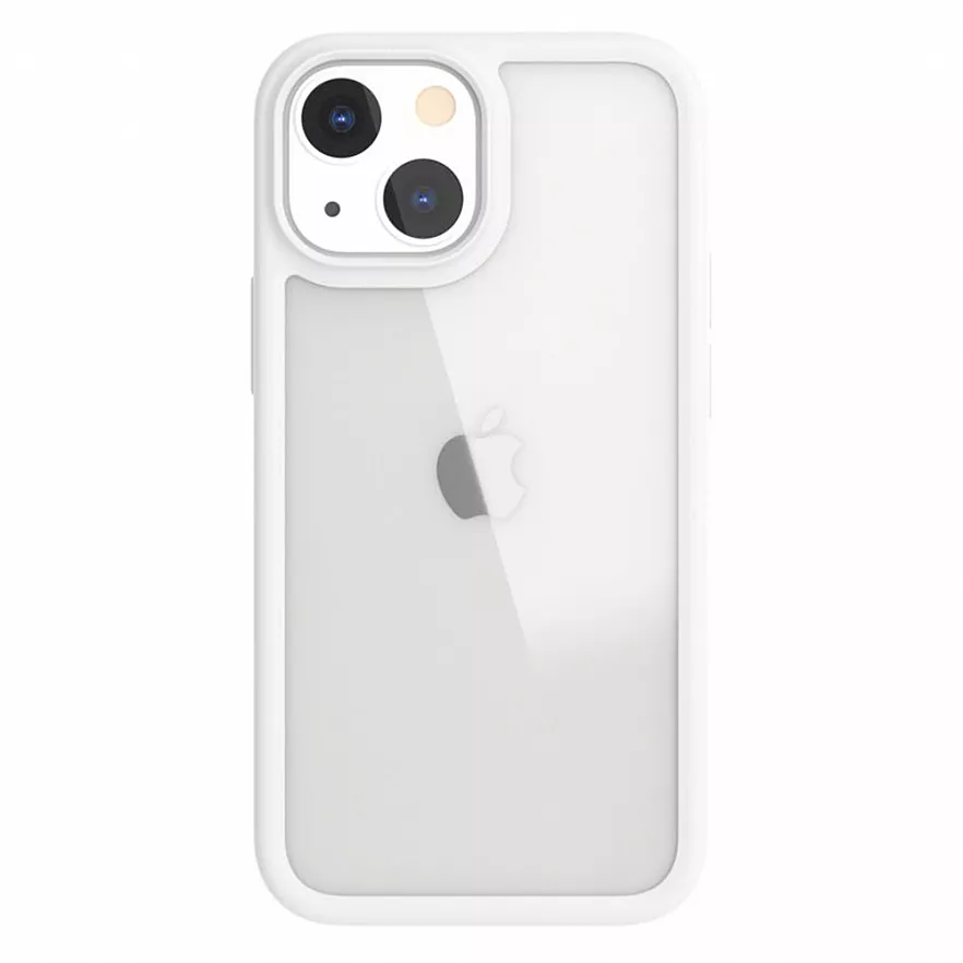 фото Чехол switcheasy aero+ ultra-light shockproof case для iphone 13 mini прозрачный белый