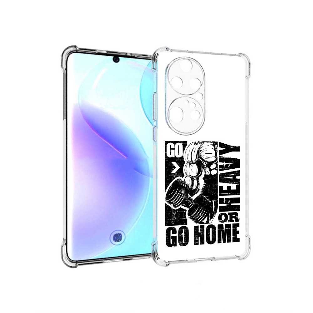 

Чехол MyPads Tocco для Huawei P50 Pro накаченные руки, Прозрачный, Tocco