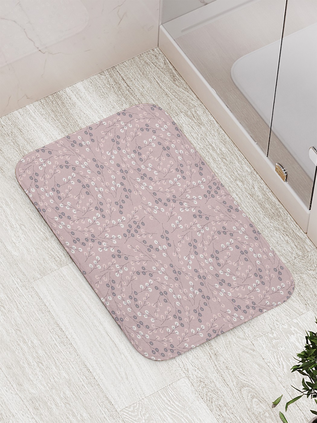 

bath_70741 Коврик противоскользящий для ванной, сауны, бассейна, 77х52 см