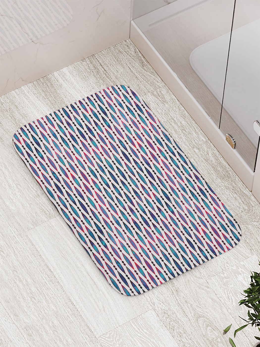 

bath_70663 Коврик противоскользящий для ванной, сауны, бассейна, 77х52 см