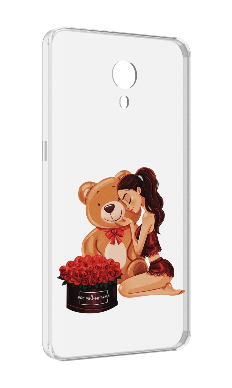 

Чехол MyPads девушка-с-подарками женский для Meizu M3 Note, Прозрачный, Tocco